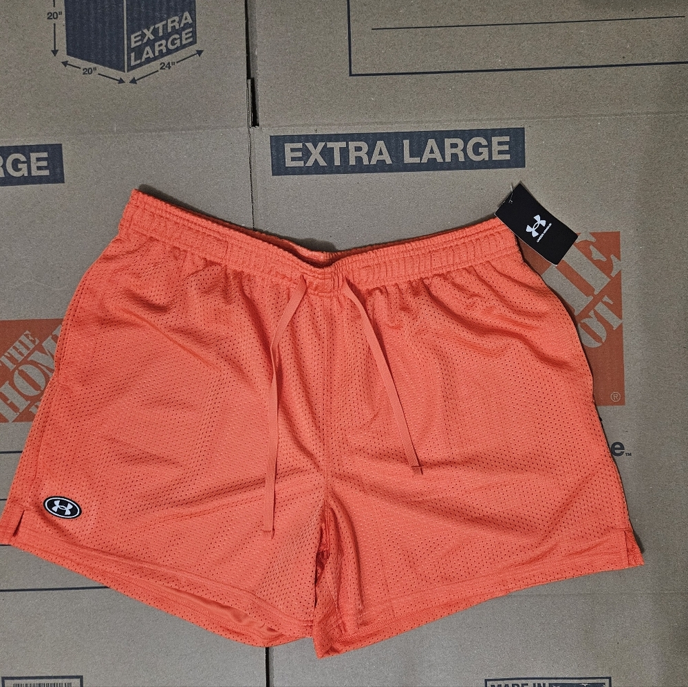 Under Armour Icon Mesh Shorts Orange